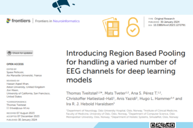 Publication alert: Introducing Region Based Pooling for handling a varied number of EEG channels for deep learning models