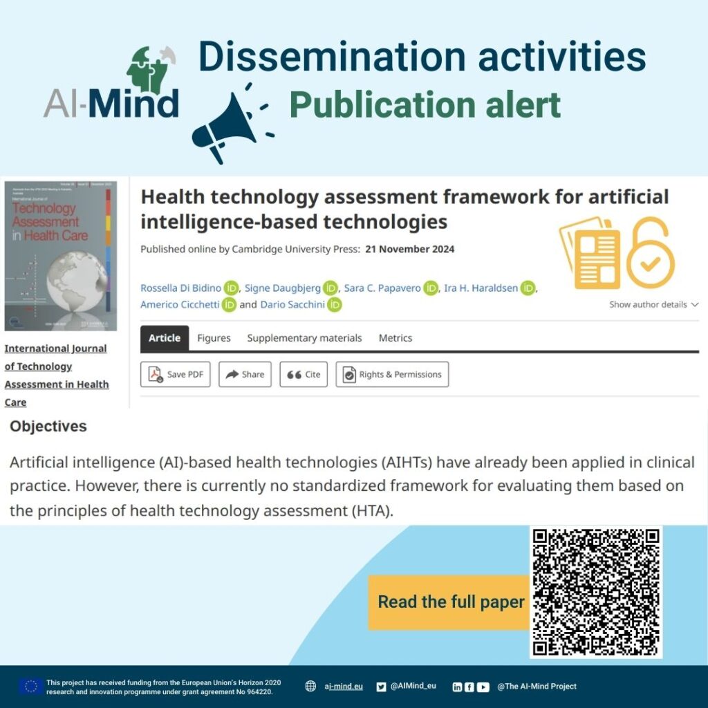 AI-Mind publication on HTA