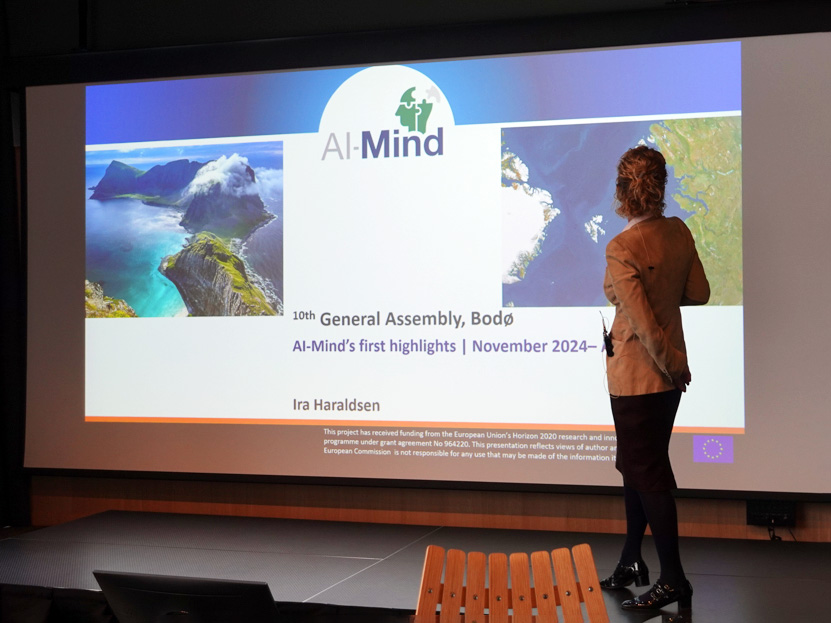 AI-Mind coordinator presenting