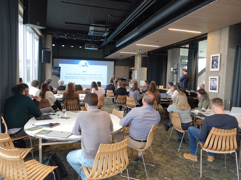 AI-Mind consortium during the meeting